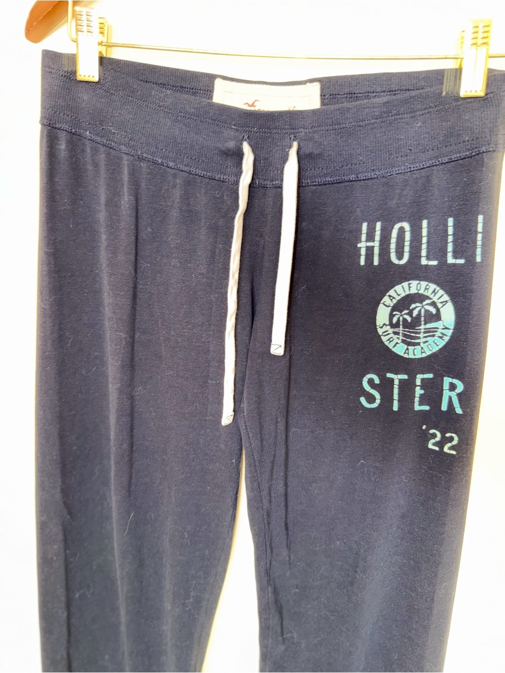 Vintage Y2K Hollister Navy Sweatpants - Picture 11 of 14